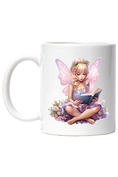 StoryGift Romania Cana cu o fetita zana care citeste dintr-o carte | ilustrat...