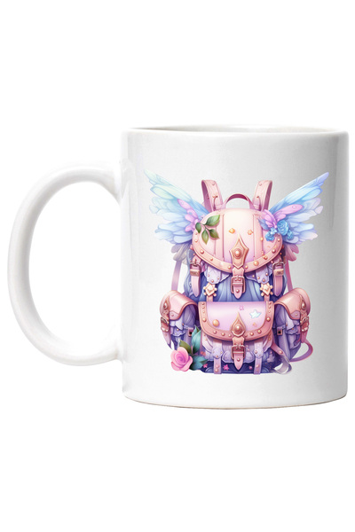 StoryGift Romania Cana cu un ghiozdan cu aripi | ilustratie | pentru copii | ...