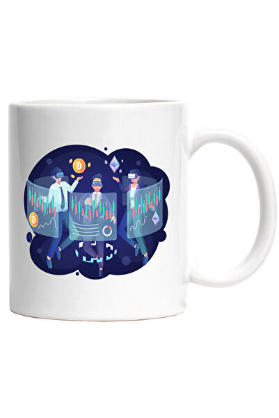 StoryGift Romania Cana Cu Spatiu, VR, Bitcoin, Crypto, Investitii, Multicolor...