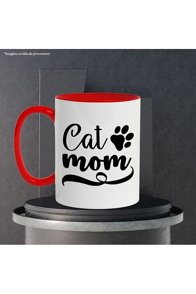 StoryGift Romania Paw mug for cat loving and raising mothers - affection apre, With,STG.