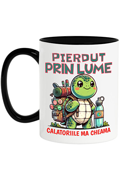 StoryGift Romania Cana cu Broasca Testoasa Cu Rucsac Si Apa text pierdut Prin...