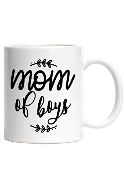 StoryGift Romania Cana cu textul "Mom of boys" - mama de baieti grija rabdare...