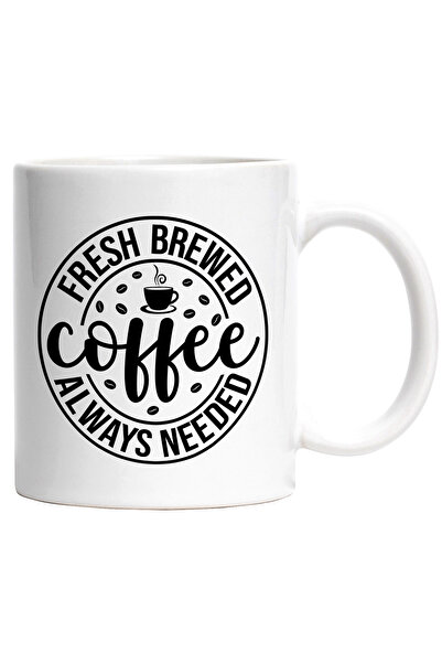 StoryGift Romania Cana cu textul "Cafeaua proaspata preparata e mereu esentia...