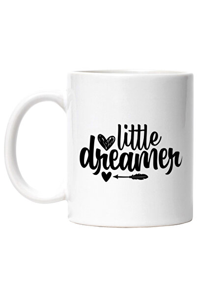 StoryGift Romania Cana cu inimioare si textul in engleza "Little dreamer" - m...