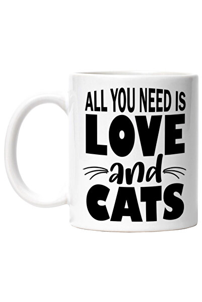 StoryGift Romania Cana pentru iubitorii de pisici cu textul in engleza "All y...