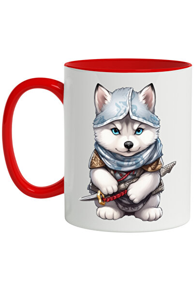 StoryGift Romania Cana Cu Catel, Soldat, Esarfa, Arma, Amura, Multicolor 330 ...