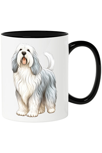 StoryGift Romania Cana cu un catel alb blanos | ilustratie | limba scoasa | c...