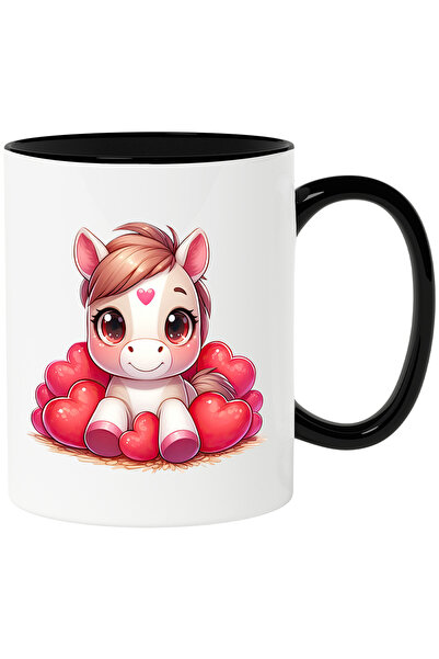 StoryGift Romania Cana cu un calut vesel care are o inimioara pe frunte | mul...