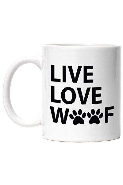 StoryGift Romania Cana pentru iubitorii de caini cu mesajul in engleza "Live,...