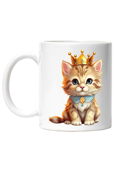 StoryGift Romania Cana cu o pisicuta cu coroana regala | vesela | jucausa | i...