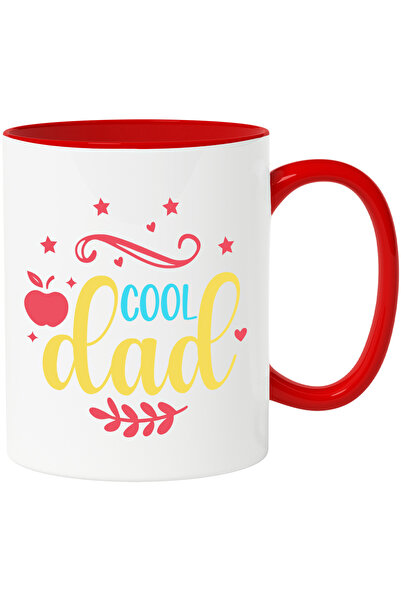 StoryGift Romania Cana cu stelute pentru un tata smecher cu Maner Rosu, Cu Ma...