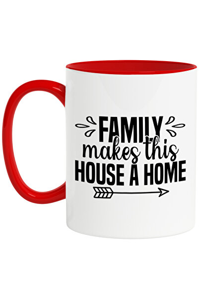 StoryGift Romania Cana cu mesajul "Family makes this house a home" - familia ...