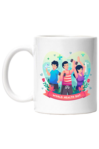 StoryGift Romania Cana Cu Mesaj In Engleza World Health Day, Ziua Sanatatii, ...