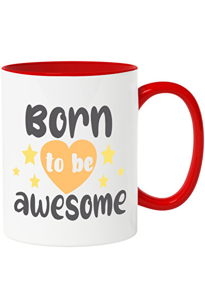 StoryGift Romania Cana Cu Text in Engleza Born to be Awesome, Star, Indraznet...
