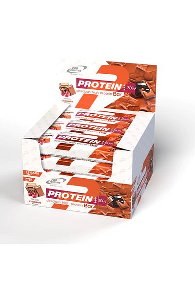 Pro Nutrition Cutie 12 batoane proteice Protein Bar Ciocolată-vișine