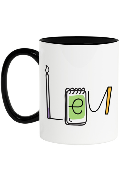 StoryGift Romania Mug With Name Leo, and Funny Message, Curious, Sociable, Ga...