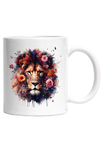 StoryGift Romania Cana cu un leu serios | ilustratie | regele junglei | anima...