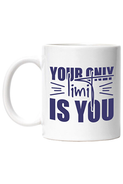 StoryGift Romania Cana cu text motivational in limba engleza "Your only limit...