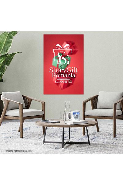 StoryGift Romania Cana cu Design Abstract Peste Hobby Iubitorii De Natura Pescuit Text Vreau Doar , Cu Maner Alb