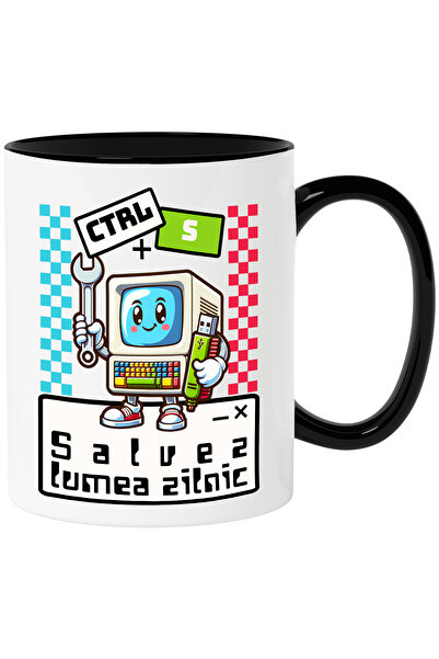 StoryGift Romania Cana Calculator vesel Text CTRL + S Salvez lumea zilnic, 33...