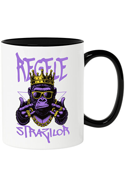 StoryGift Romania Cana cu Gorila Mafiot Milionar Cu Ochelari De Soare Coroana...