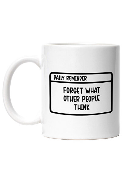 StoryGift Romania Mug with the message that urges you to forget what others t...