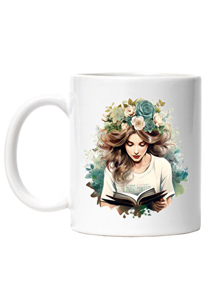 StoryGift Romania Cana cu o fata care citeste o carte, ilustratie, lectura, b...