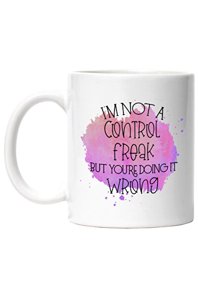 StoryGift Romania Cana cu mesajul "I'm not a control freak, but you're doing ...
