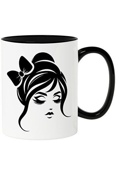 StoryGift Romania Cana cu o fata frumoasa care are o funda prinsa in par cu M...