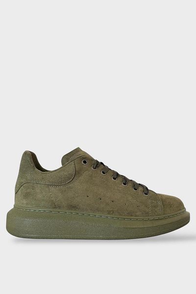 Liger Ανδρικό Suede Casual Sneaker - Παπούτσια με ψηλή σόλα KHAKI