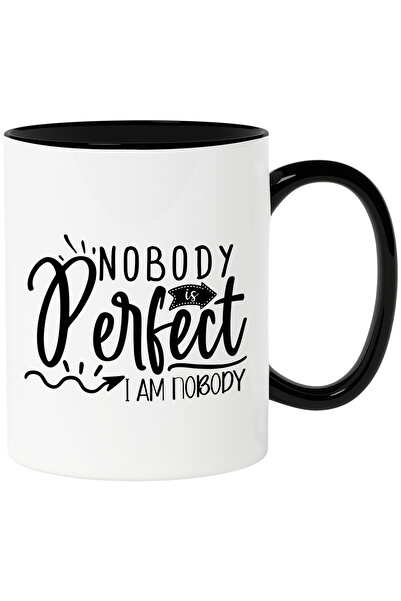 StoryGift Romania Cana cu textul "Nimeni nu e perfect. Eu sunt un nimeni" cu ...