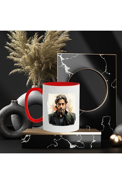 StoryGift Romania Cana Cu Al Pacino, Camasa, Actor, Celebritate, Hollywood, Multicolor 330 Ml, Cer, Cu ,stg