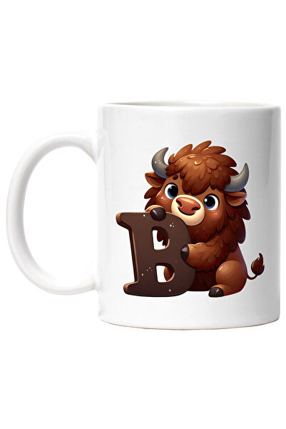 StoryGift Romania Cana cu un zimbru cu litera "B", ilustratie, pentru copii, ...