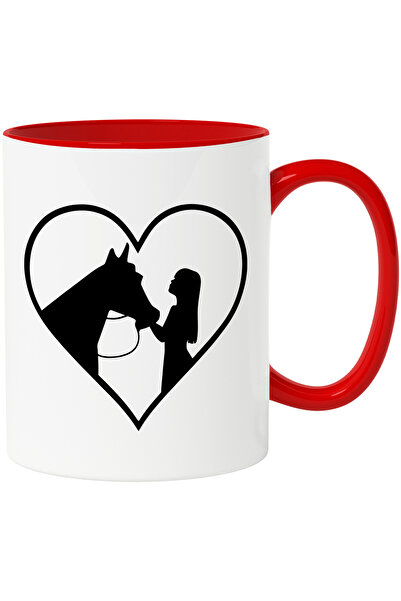 StoryGift Romania Cana cu o inimioara si pentru fetele care iubesc caii cu Ma...