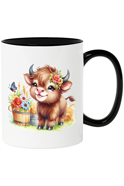 StoryGift Romania Cana cu o femela zimbru vesela | micuta | ilustratie | grau...