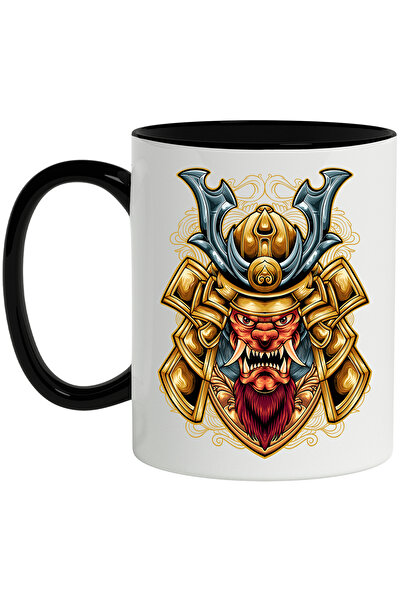 StoryGift Romania Cana Cu Masca, Oni, Samurai, Asiatic, Luptator, Barba, Mult...