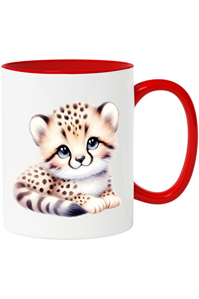 StoryGift Romania Cana cu o femela ghepard | micuta | ilustratie | imbujorata...