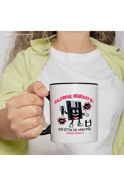 StoryGift Romania Mug generation war drama in family data, 330ml, Ceramic with Black Handle, With Ma,STG
