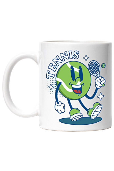 StoryGift Romania Cana cu Minge Tenis Animata Vesela Racheta Sport Text Tenni...