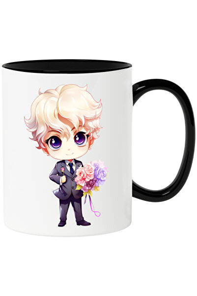 StoryGift Romania Cana cu un baiat la costum | ilustratie | ginere | tine un ...