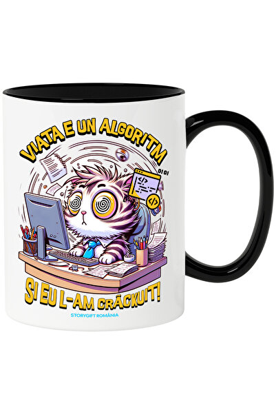 StoryGift Romania Cana Pisica La Calculator Viata e un algoritm, si eu l-am c...