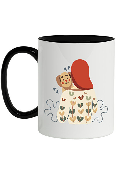 StoryGift Romania Cana Cu Fata, Catel, Frunze, Pulover, Iubitori De Caini, In...