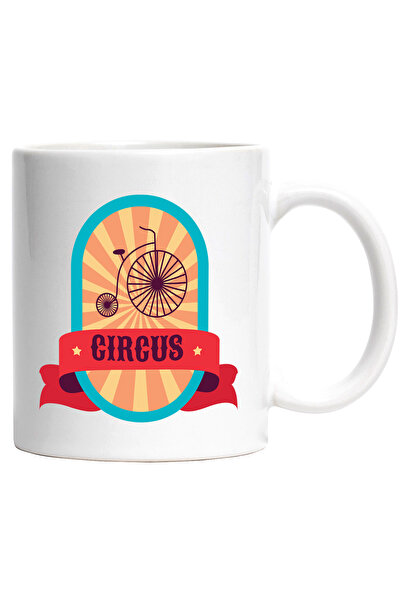 StoryGift Romania Cana Cu Mesaj In Engleza Circus, Circ, Bicicleta, Roata, Mu...