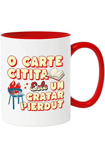 StoryGift Romania Cana cu Carte Deschisa Educatie Carne pe Gratar Text O Cart...