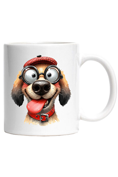 StoryGift Romania Cana cu un caine nebunatic | ilustratie | poarta ochelari |...