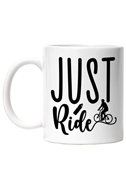 StoryGift Romania Cana pentru pasionatii de ciclism cu mesaj in engleza "Just...