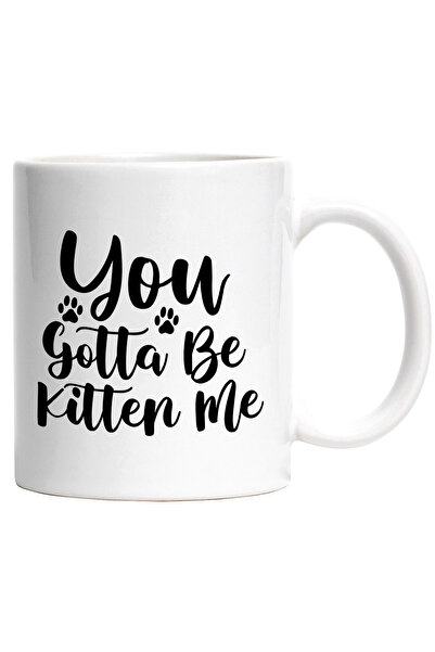 StoryGift Romania Cana cu labute si textul "Cred ca glumesti" - pisici feline...