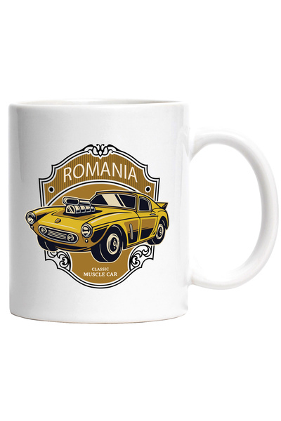 StoryGift Romania Cana Cu Masina Modificata, Romania, Emblema, Iubitori De Au...