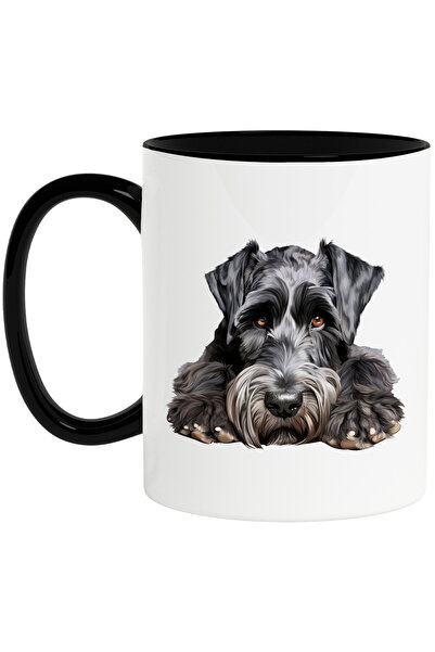 StoryGift Romania Cana cu un caine negru blanos | ilustratie | fata trista | ...