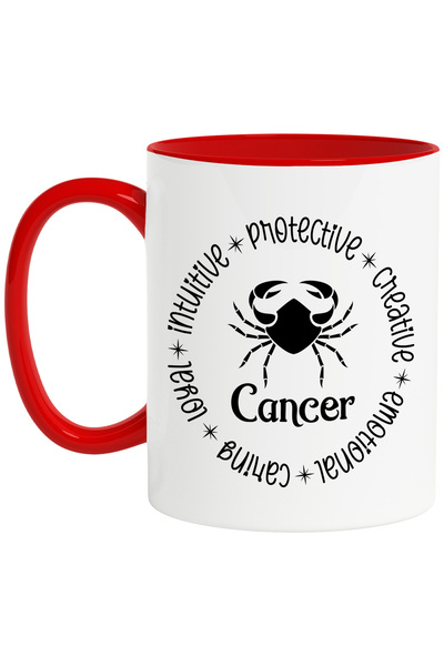 StoryGift Romania Cana cu zodia Rac, ilustratie, zodie, astrologie, simbol, s...